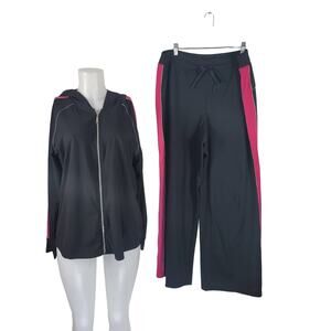 V Sport by Venezie Sport Walking Lounging Hooded Jacket Pant Set 14/16